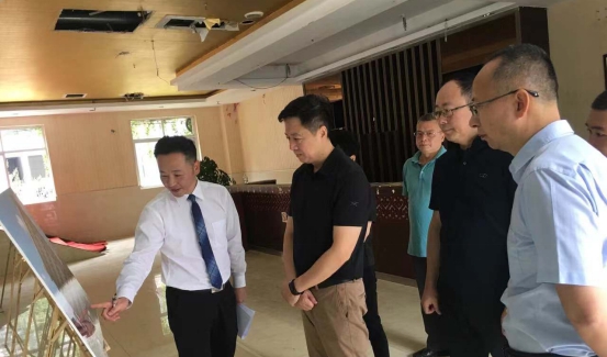 集团向导率队考察必赢亚洲旅馆部分存量项目