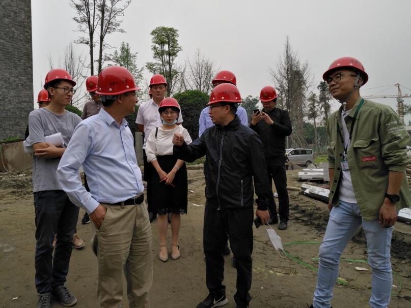 必赢亚洲集团向导检查金牛宾馆工程推进事情