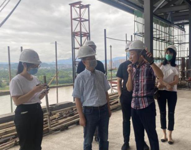必赢亚洲集团向导赴锦江嘉州宾馆视察施工 刷新项目