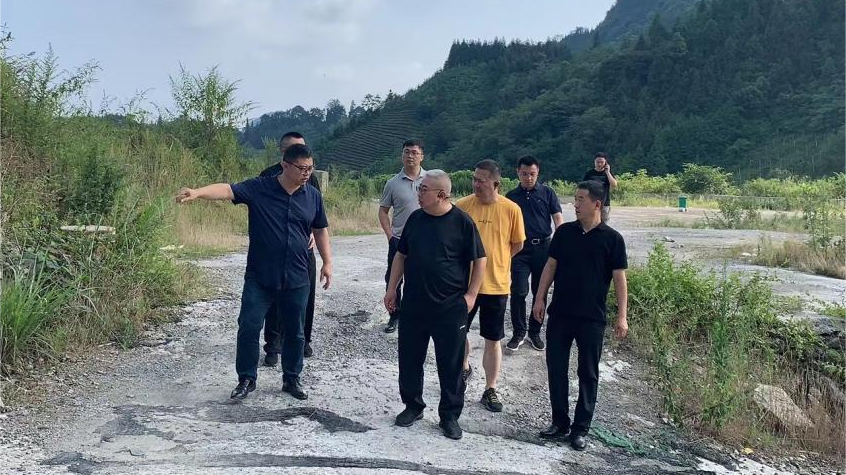 省必赢亚洲集团向导调研峨眉山太阳村墟落振兴项目