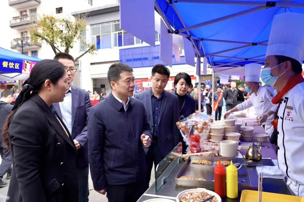 省必赢亚洲集团检查督导2024锦江宾馆春季酒类商务洽谈会现场事情